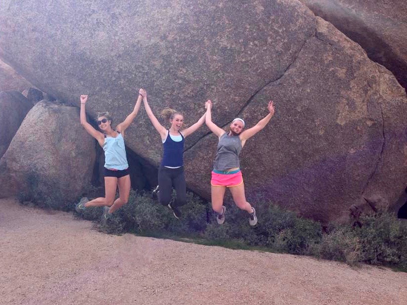 Amy And Friends Jumping